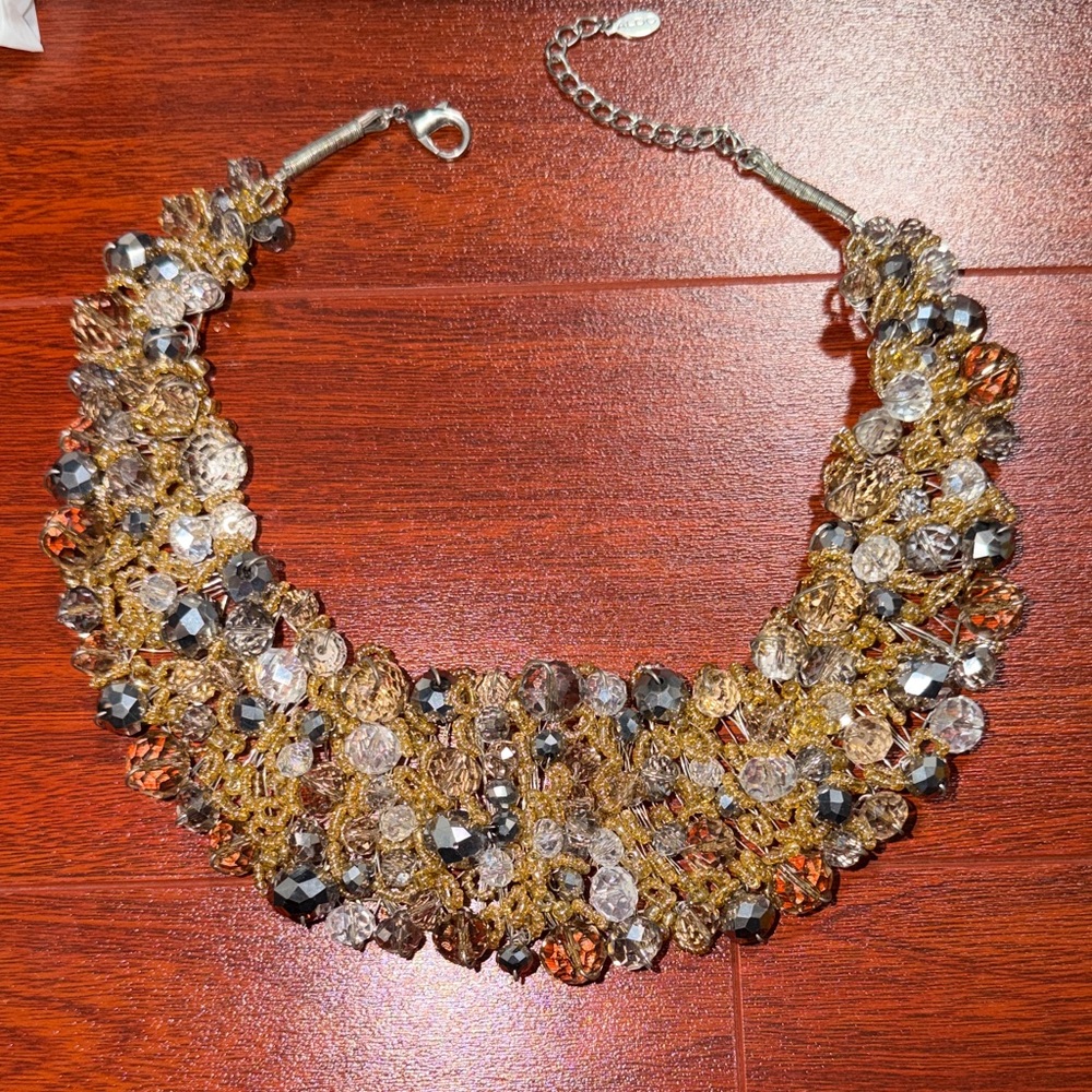Aldo  Gold and Silver Statement Necklace